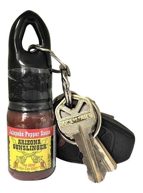 Pepper Sauce Key Ring