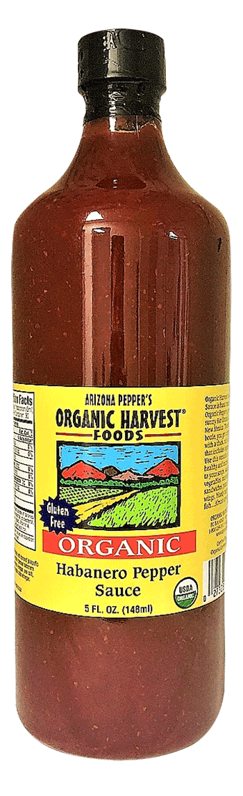 Organic Harvest Gluten Free Habanero Pepper Sauce 32oz
